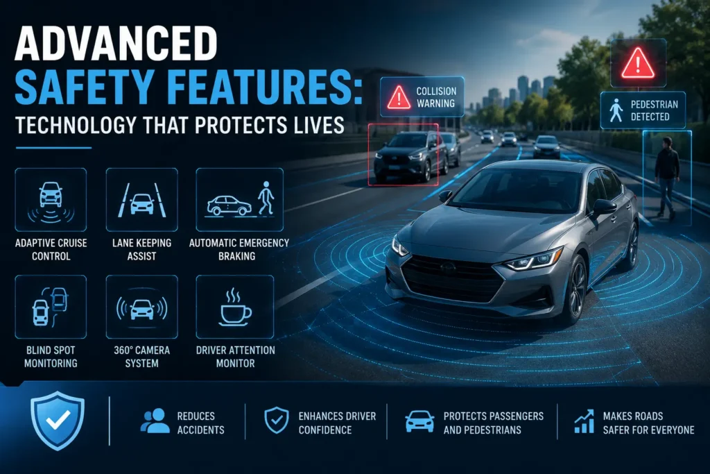 Advanced Safety Features: Technology That Protects Lives
In any automotive industry trend, safety is always a key consideration, and 2026 is no exception. Indeed, the EU has recently introduced several safety standards that dictate that all new cars sold in Europe must comply with.